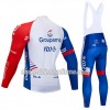 Tenue Maillot M/L + Collant à Bretelles 2018 FDJ N001